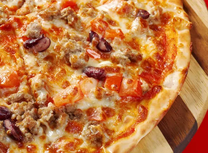 3 guys eating on the table